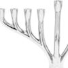 Contemporary Hanukkah Menorah, Polished, Non-tarnishing