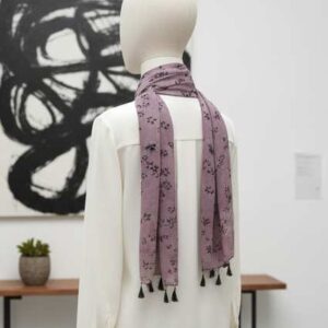 Dusky Petals Chiffon Scarf