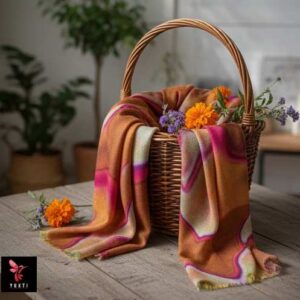 Sunset Psychedelic Ombre Soft Cotton Scarf