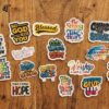 Scriptural Faith Quote Stickers Premium Vinyl Pack (51 Pieces)