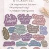 Faith-Inspired Bible Verse Sticker Collection