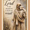 The Lord Is My Shepherd - Framed Digital Art Wall Decor